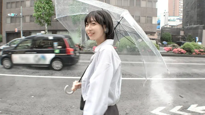  剛毛おま○こ踊り食い！！黒髪ボブカット… 湊波流 (200GANA-3282)-1