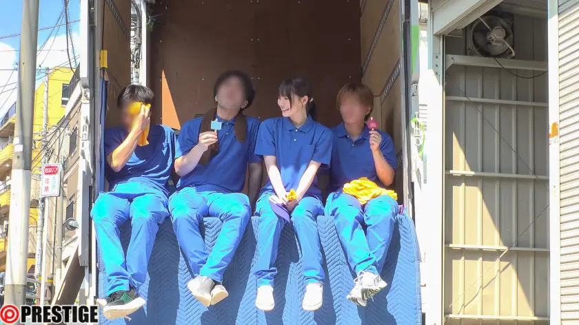  男だらけの引越し業者に鈴村あいり、置い… 鈴村あいり (ABF-293)-1