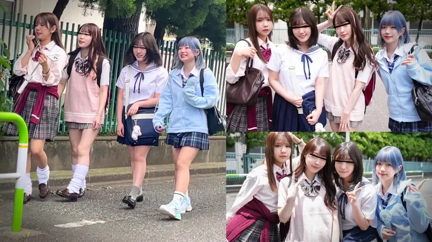  【育ち盛りの仲良し4人組】サブカルとギ… るるちゃ。 (DDH-370)-1