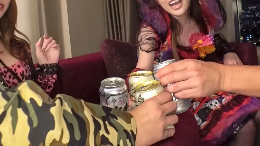  渋谷ハロウィン当日！大騒ぎ！逮捕者続出… 咲々原リン (200GANA-1928)-5